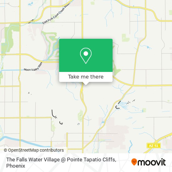 Mapa de The Falls Water Village @ Pointe Tapatio Cliffs