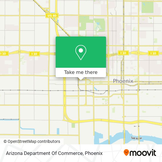 Arizona Department Of Commerce map