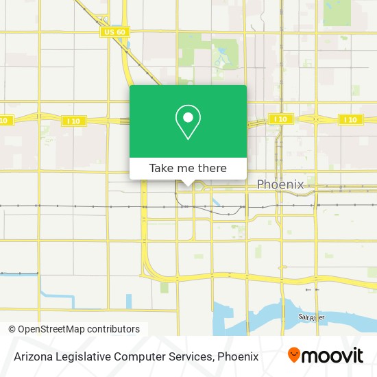 Mapa de Arizona Legislative Computer Services