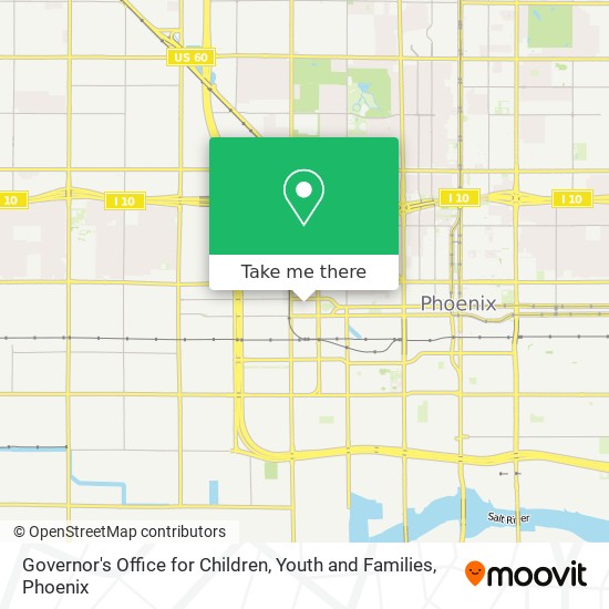 Governor's Office for Children, Youth and Families map