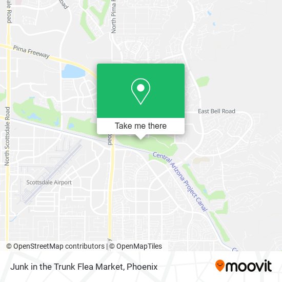 Junk in the Trunk Flea Market map