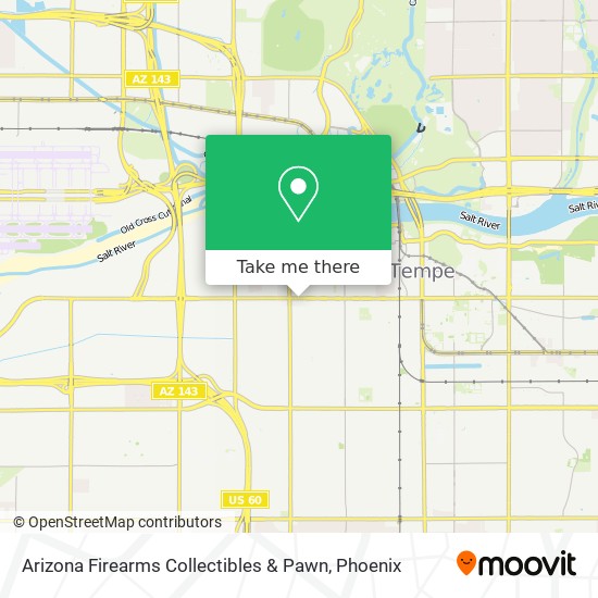 Mapa de Arizona Firearms Collectibles & Pawn