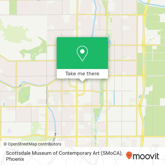 Mapa de Scottsdale Museum of Contemporary Art (SMoCA)