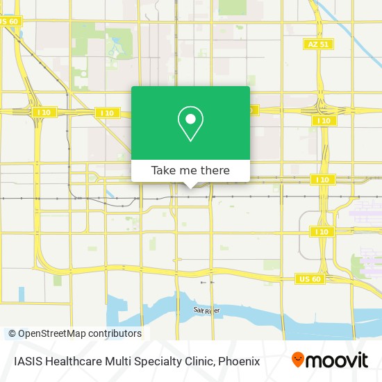 Mapa de IASIS Healthcare Multi Specialty Clinic