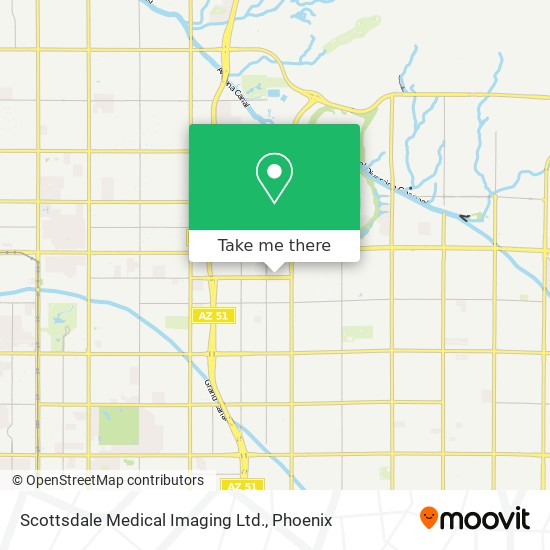 Scottsdale Medical Imaging Ltd. map