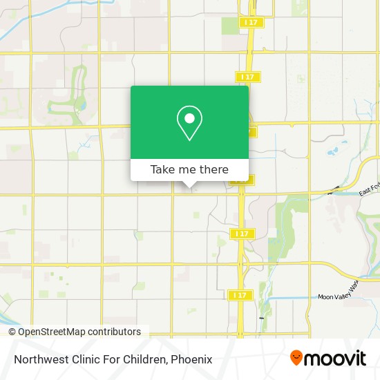 Northwest Clinic For Children map