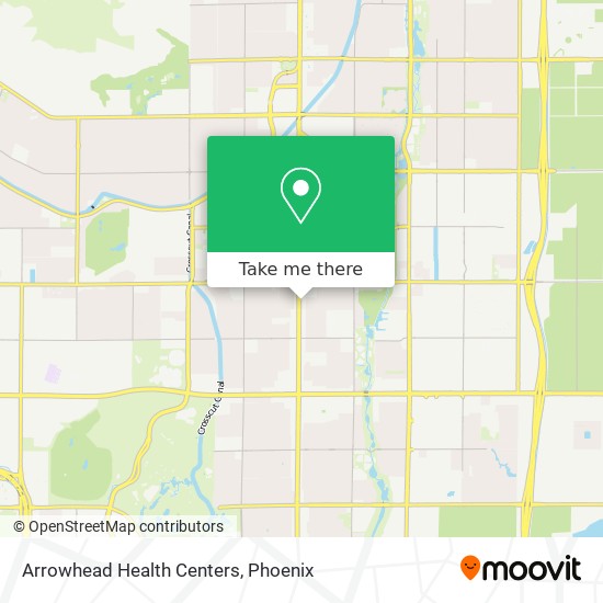 Mapa de Arrowhead Health Centers