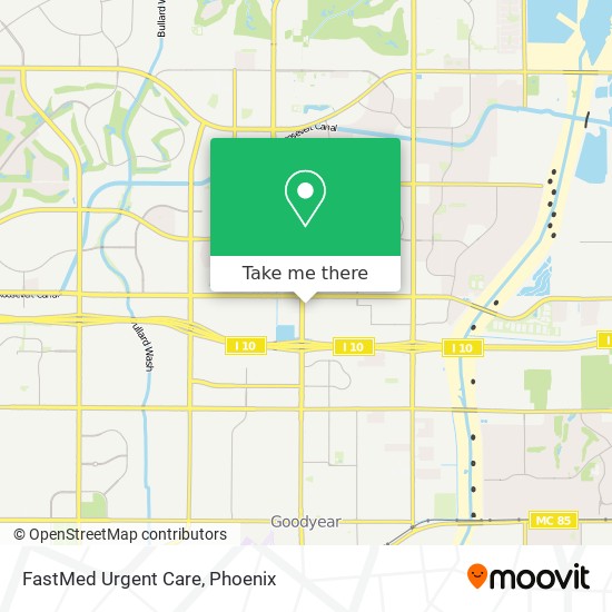 FastMed Urgent Care map