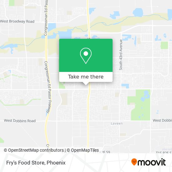 Mapa de Fry's Food Store
