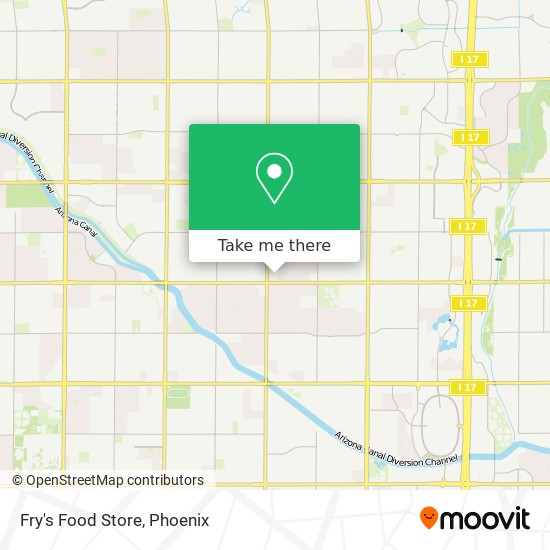Fry's Food Store map