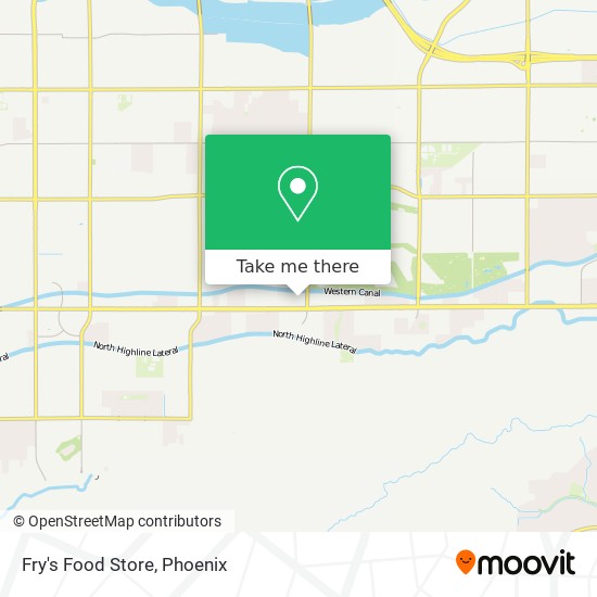 Mapa de Fry's Food Store