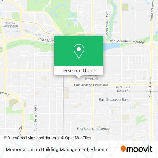 Mapa de Memorial Union Building Management