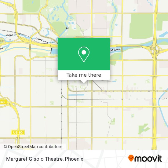 Margaret Gisolo Theatre map