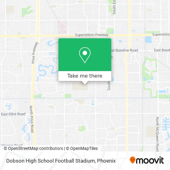 Dobson High School Football Stadium map