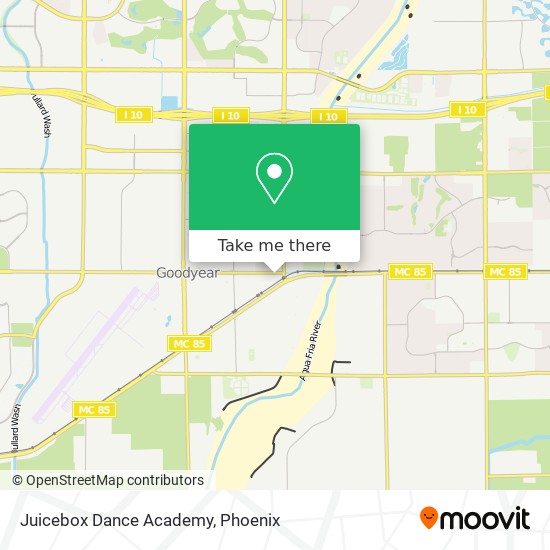 Juicebox Dance Academy map
