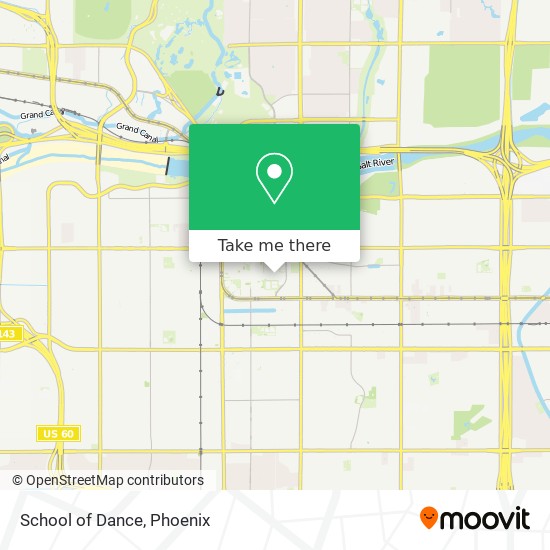 School of Dance map