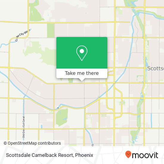 Mapa de Scottsdale Camelback Resort