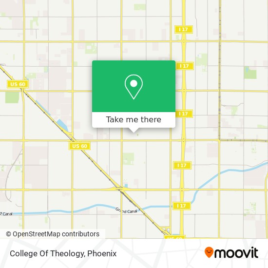 College Of Theology map