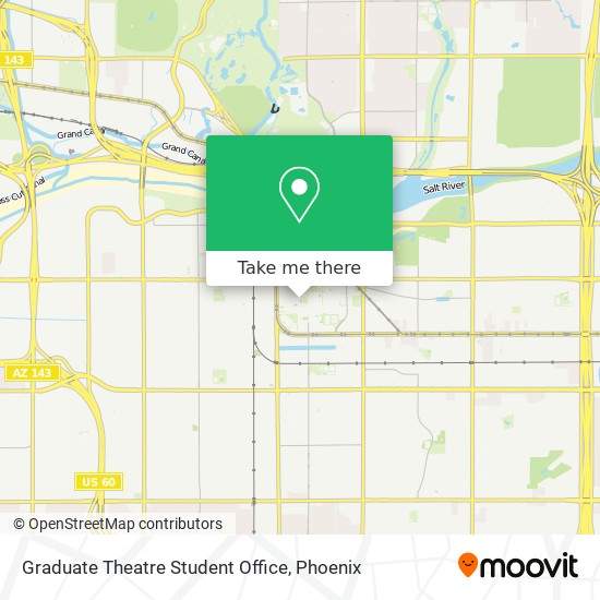 Mapa de Graduate Theatre Student Office