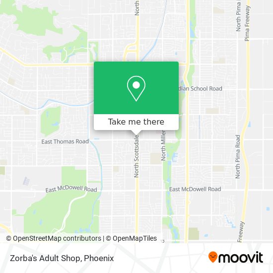 Zorba's Adult Shop map