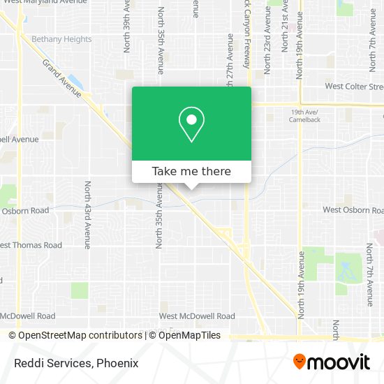 Reddi Services map