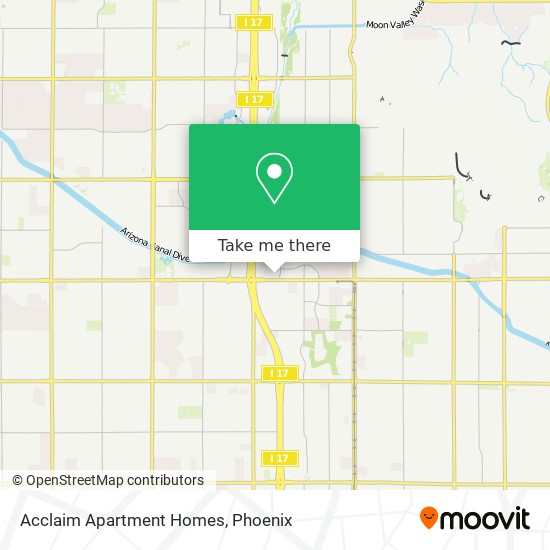 Mapa de Acclaim Apartment Homes