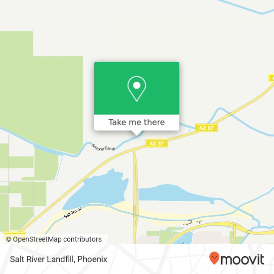 Salt River Landfill map