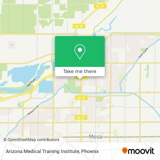 Arizona Medical Training Institute map
