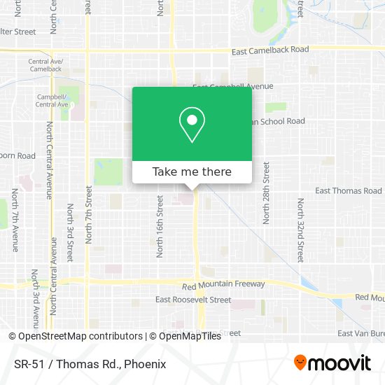 SR-51 / Thomas Rd. map