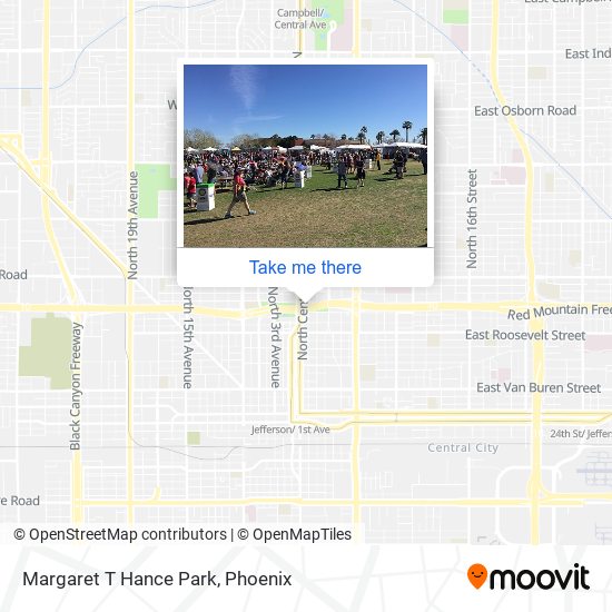 Mapa de Margaret T Hance Park