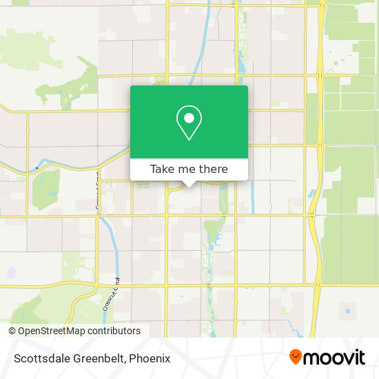 Scottsdale Greenbelt map