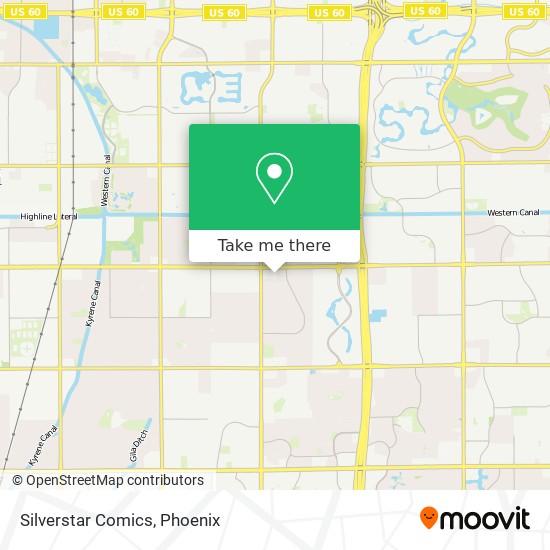 Silverstar Comics map