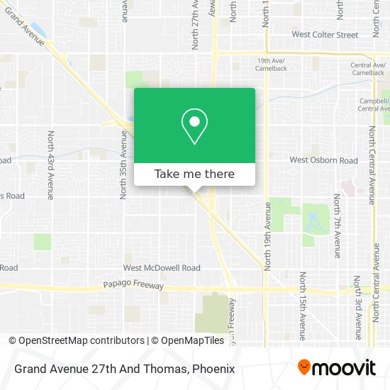 Grand Avenue 27th And Thomas map