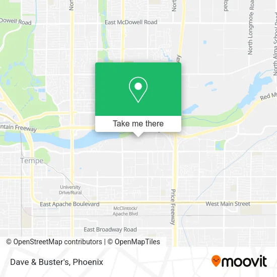 Dave & Buster's map