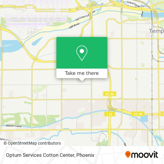 Optum Services Cotton Center map