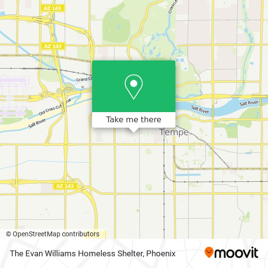 The Evan Williams Homeless Shelter map