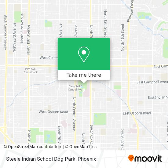 Mapa de Steele Indian School Dog Park