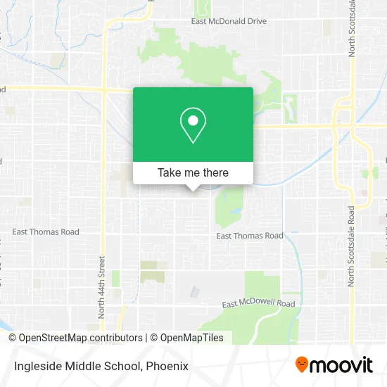 Ingleside Middle School map