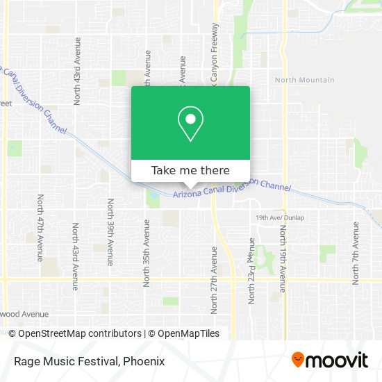 Rage Music Festival map