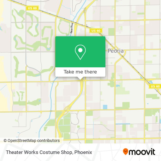 Theater Works Costume Shop map