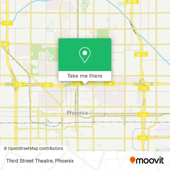 Mapa de Third Street Theatre