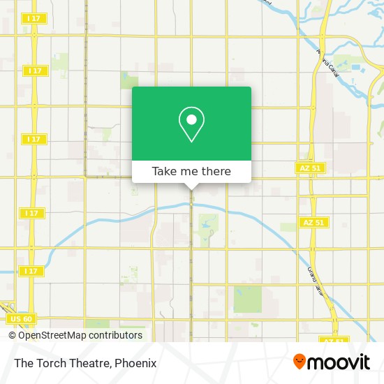 The Torch Theatre map