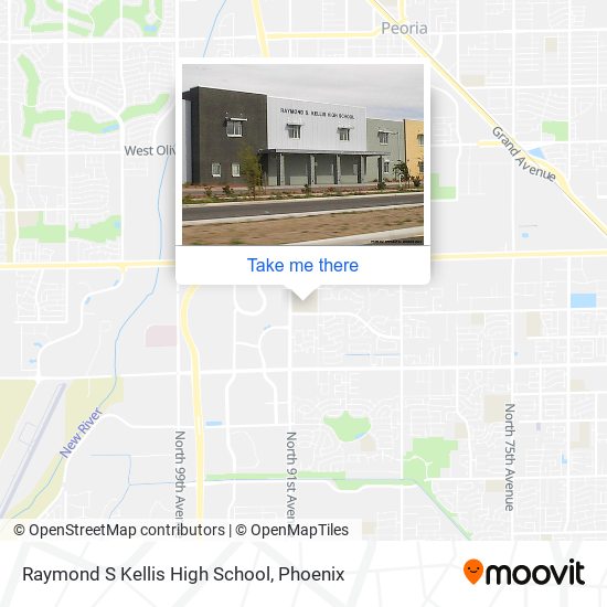 Mapa de Raymond S Kellis High School