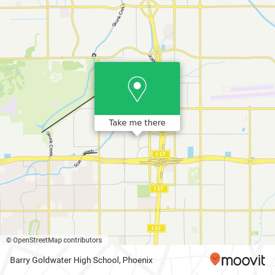 Mapa de Barry Goldwater High School