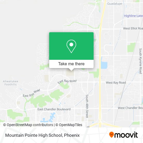 Mapa de Mountain Pointe High School