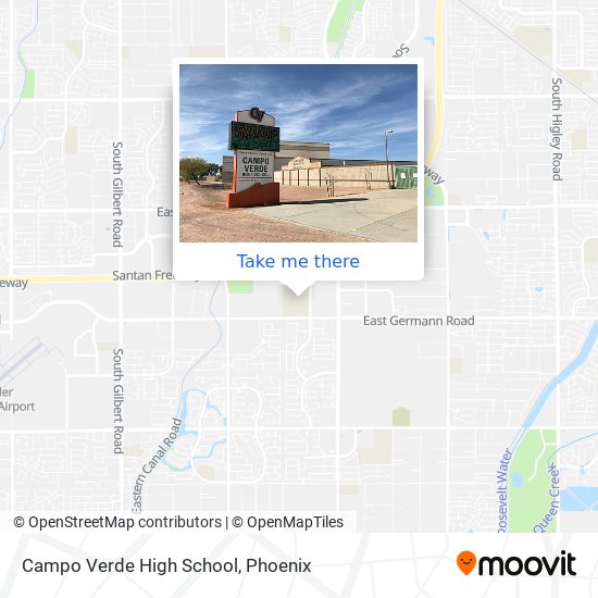 Campo Verde High School map