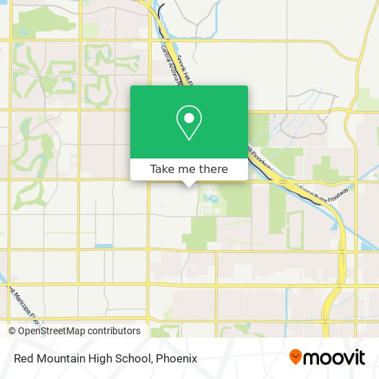 Red Mountain High School map