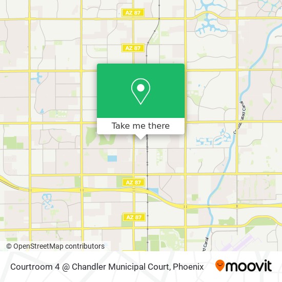 Courtroom 4 @ Chandler Municipal Court map