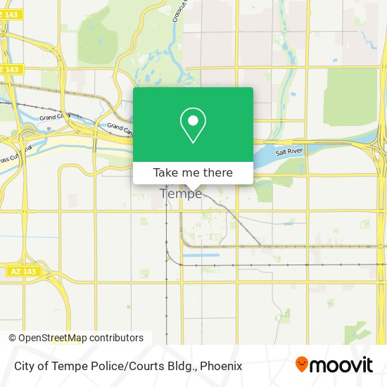 City of Tempe Police / Courts Bldg. map