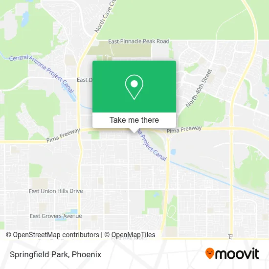 Springfield Park map